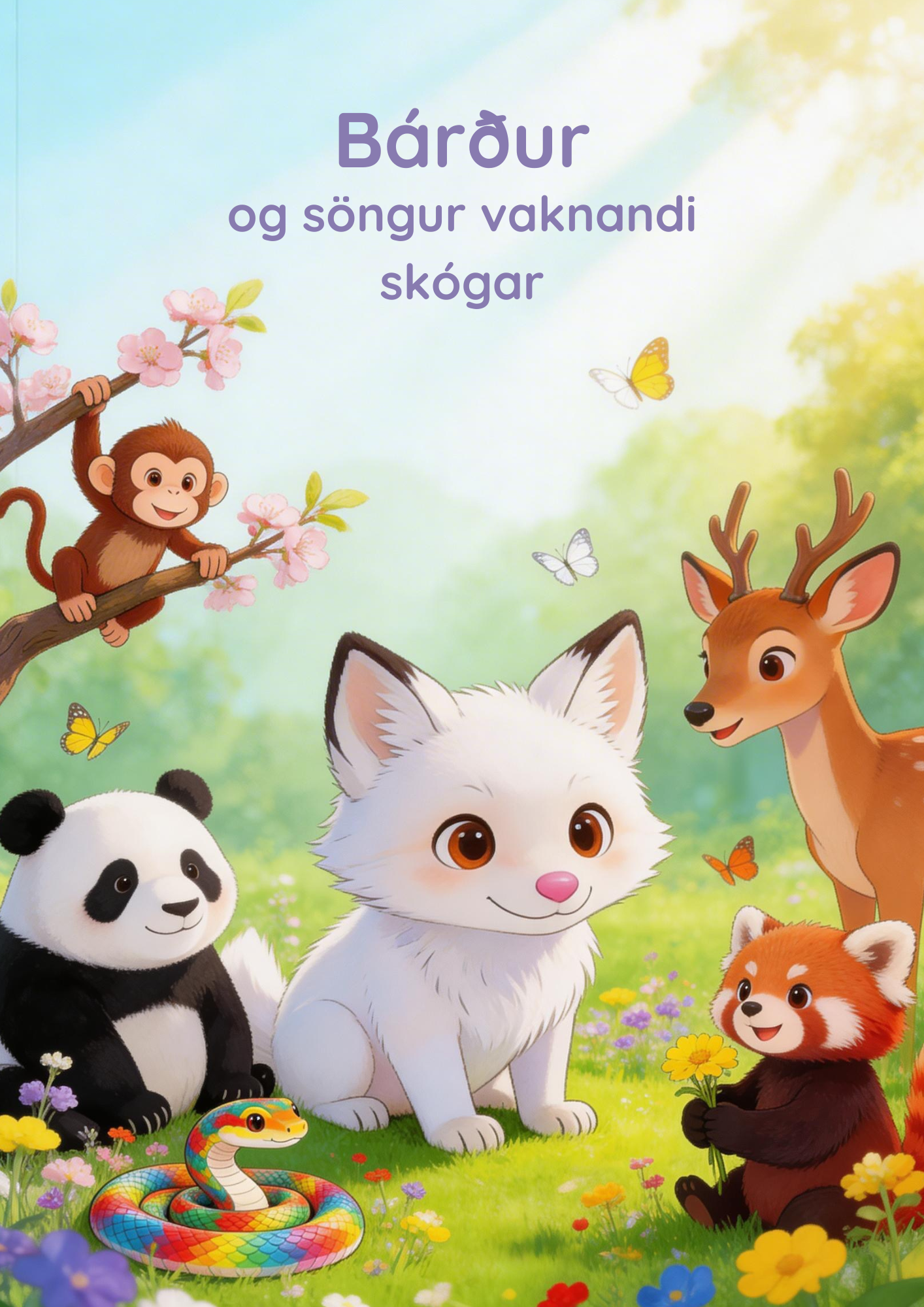 Bárður og söngur vaknandi skóga — forsíða